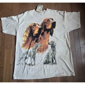 VTG The Mountain T Shirt Organic Cotton XL Irish Setters 2001 NWT